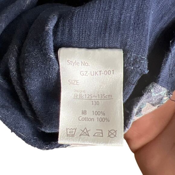 Godzilla Toho Toddler Ukiyoe Wave Shirt Size 130 100% Cotton - Picture 5 of 6